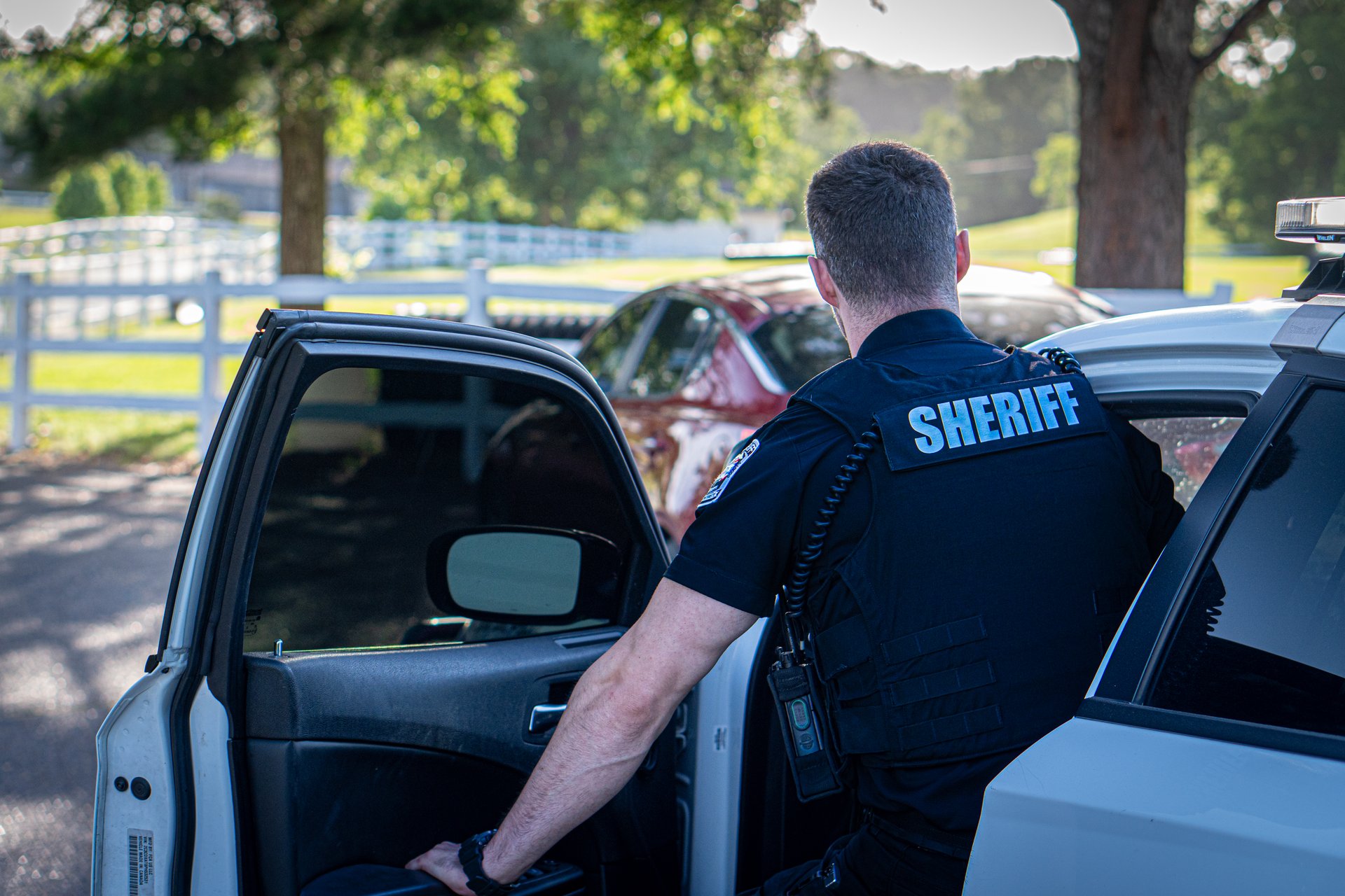 DeSoto County deputy on a traffic stop
